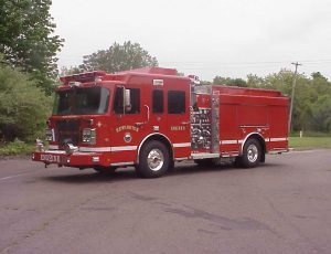 Side mount pumper on a custom chassis