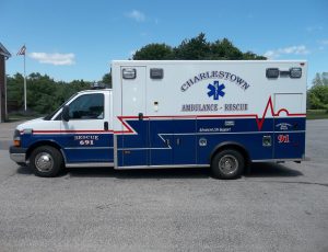 Type 3 Medallion ambulance on Chevy chassis