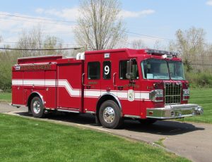 Side mount pumper on a Custom Chassis