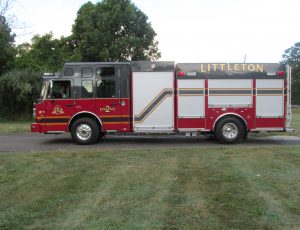 Side mount pumper on a Spartan Chassis