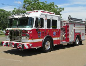 Side mount pumper on a Spartan Chassis