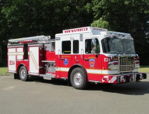 Side mount pumper on a Spartan Chassis