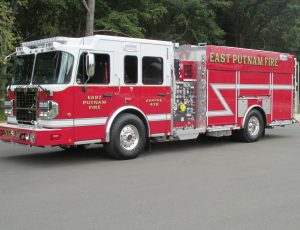 Side mount pumper on a Custom Chassis
