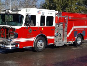 Side mount pumper on a Custom Chassis