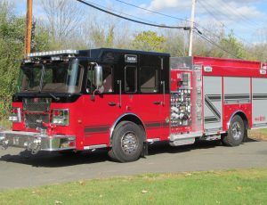 Side mount CAFS pumper on a Custom Chassis