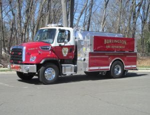 Firovac 2250 Gallon Tanker on a FL 114SD Chassis