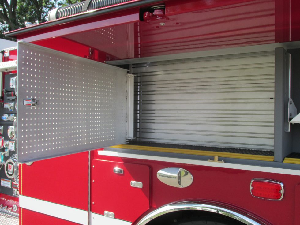 Side mount Low Profile pumper on a Custom Chassis