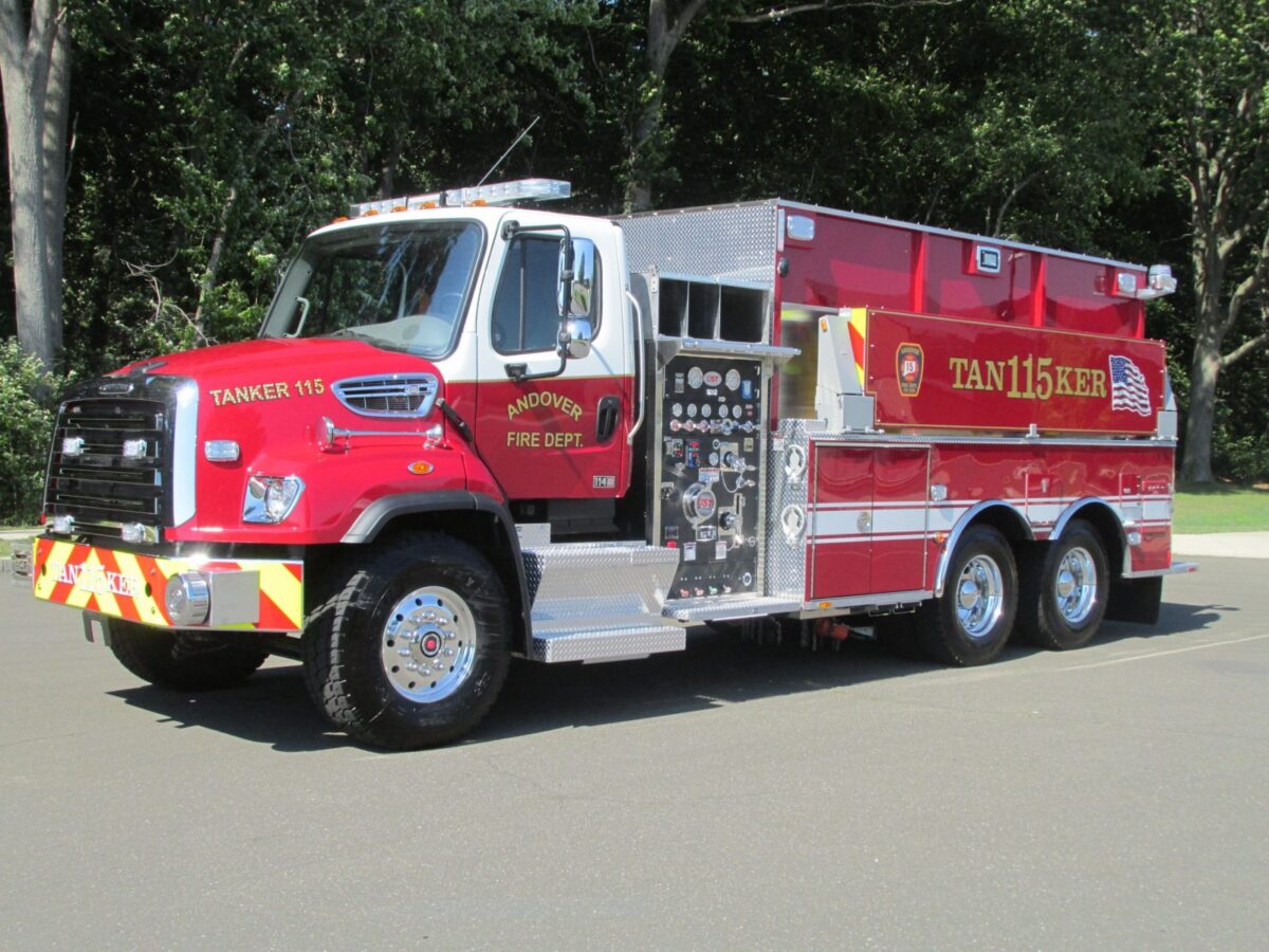 Spartan 3000 Gallon Tanker | New Fire Truck Delivery | New England Fire